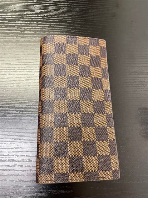 louis vuitton leather wallet men|louis vuitton checkered wallet.